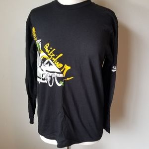 Quick Silver Longsleeve Shirt Size Large Black